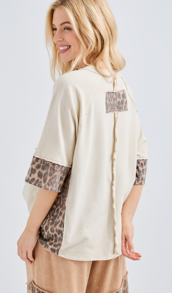 You're a Leopard Star Top