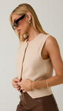 Timeless Cream Sweater Vest