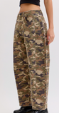 Street Camo Barrel Jeans