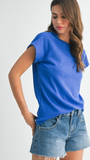 True Blue Boxy Tee