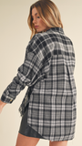 Edgy Flannel Top