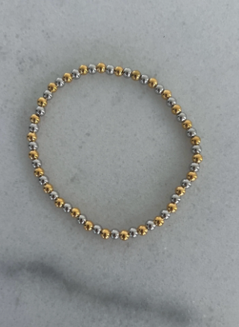 Two Toned Beaded Bracelet