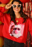 Santa Bubble Gum Sweatshirt
