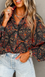 Dreamy Fall Floral Top