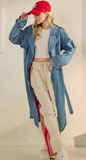 Denim Moment Trench Coat