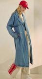 Denim Moment Trench Coat