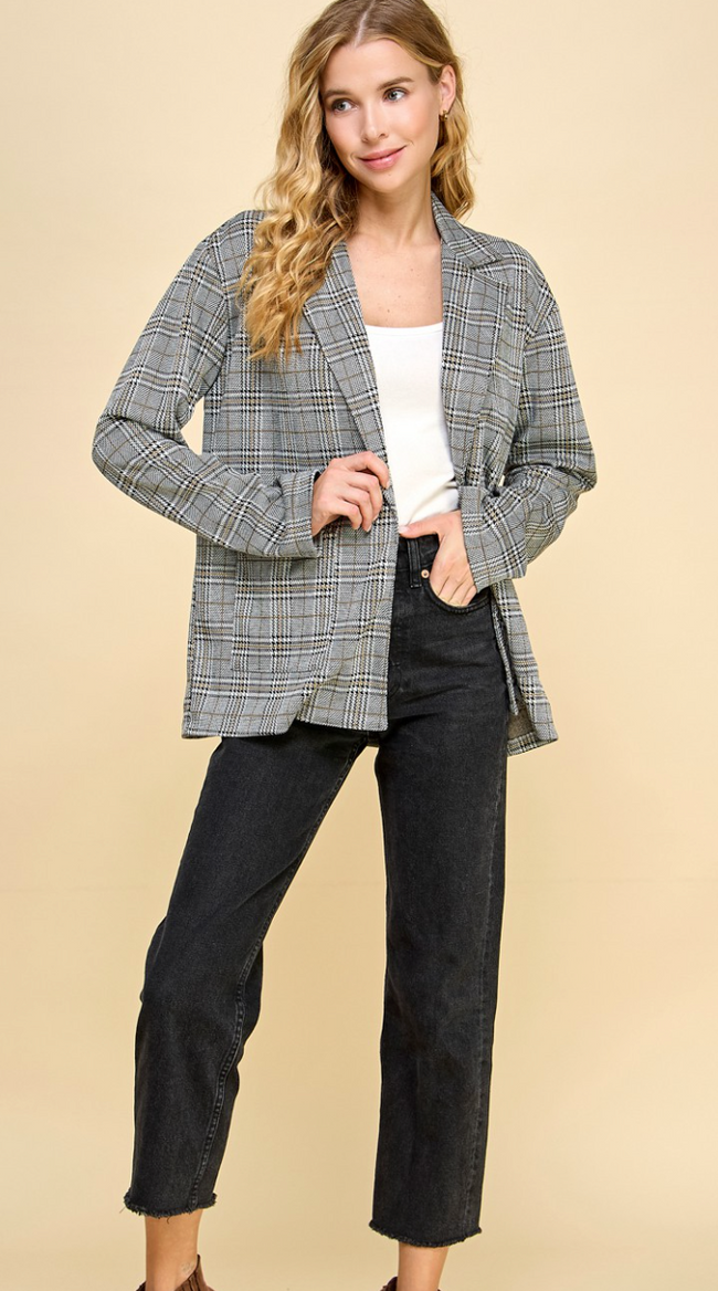 Plaid Girl Blazer