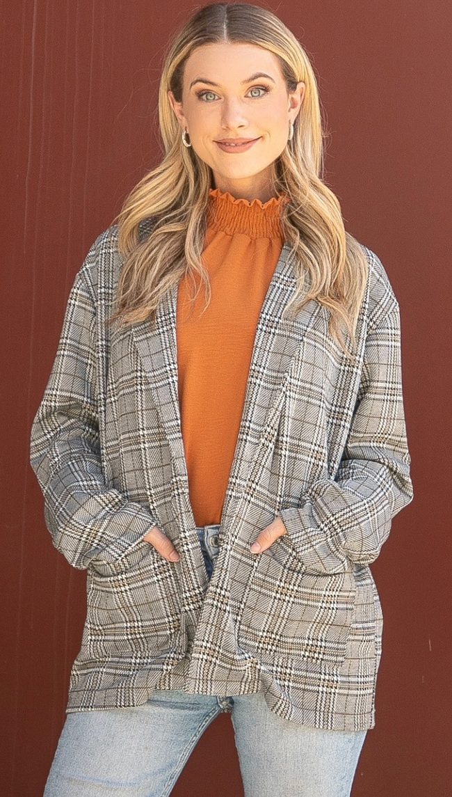Plaid Girl Blazer