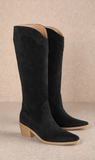 Black Suede Boots