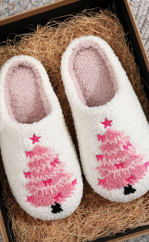 DOORBUSTER Christmas Tree Slippers
