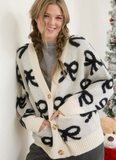 Cozy Bow Cardigan
