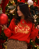 Merry Christmas Foiled Sweatshirt