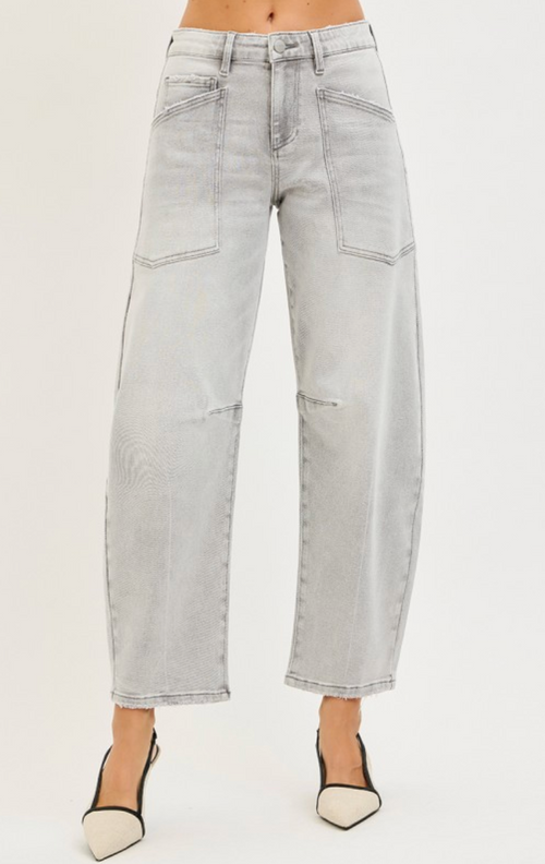 Cloud Drift Barrel Jeans