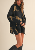 Cozy Cheetah Oversized Sweater