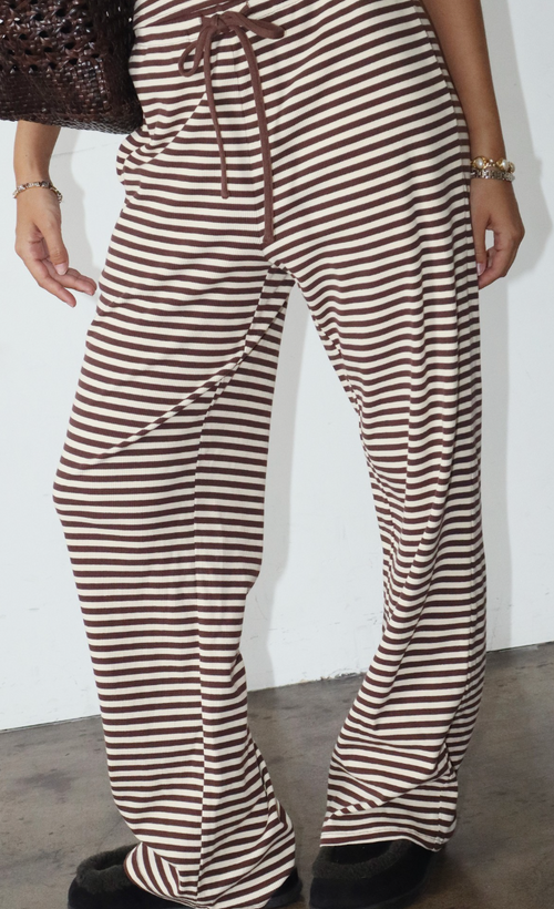 Chocolate Stripe Pants