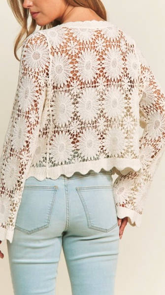 Floral Crochet Top