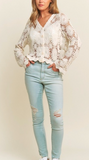Floral Crochet Top