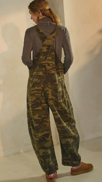 Camo Barrel Overalls