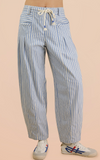 Striped Barrel Jeans