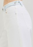 Slouchy White Jeans