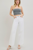 Slouchy White Jeans