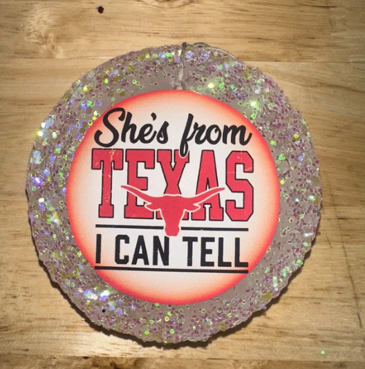 She's From Texas Car Freshies