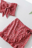 Floral Holiday Skirt Set