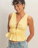 Sunny Days Poplin Top