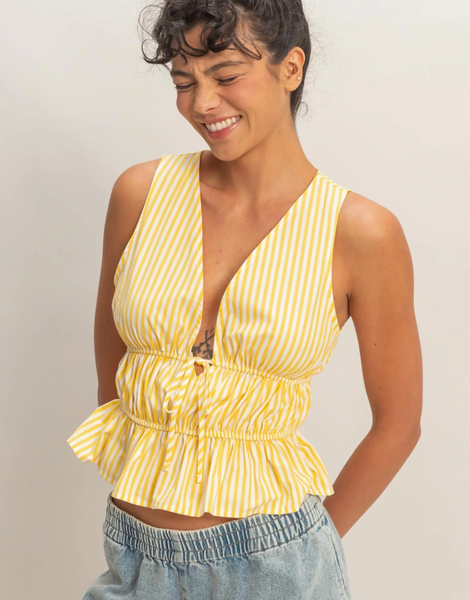 Sunny Days Poplin Top