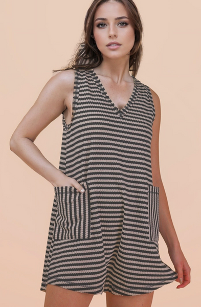 Striped Comfy Romper
