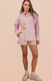Pink Lemonade Striped Set