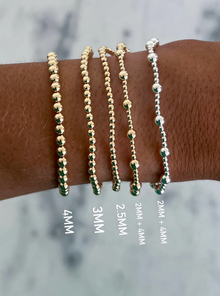 Gold Beaded Bracelet