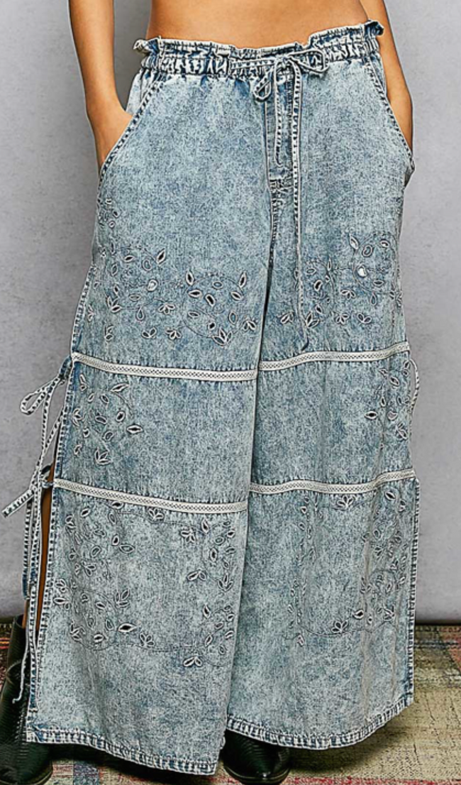 PRE ORDER- Boho Dreams Denim Pants