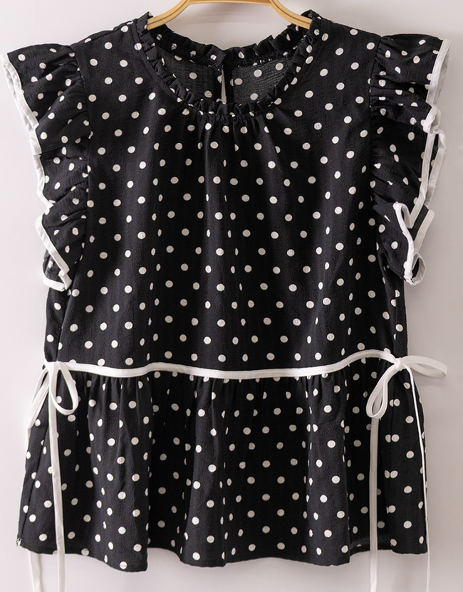 Frills and Polka Dots Top