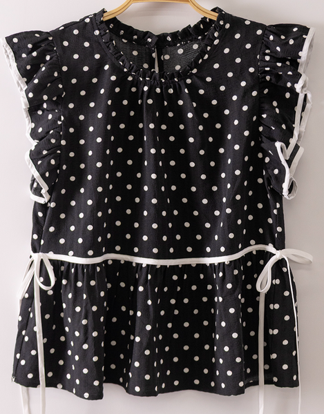 Frills and Polka Dots Top