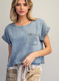 Little Denim Top