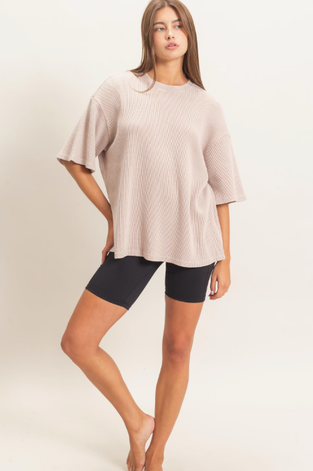 Mineral Washed Waffle Top