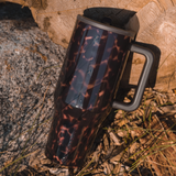 PRE ORDER: Mocha Tortoise HydroJug 40 oz Traveler Tumbler