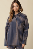 Off Duty Striped Shirt
