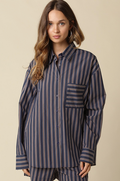 Off Duty Striped Shirt