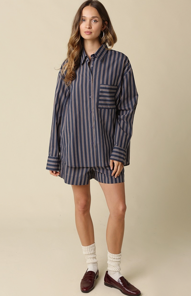 Off Duty Striped Shirt