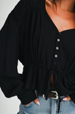 Floating Free Peplum Top