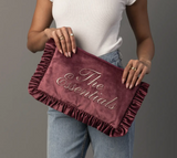 Velvet Ruffle Pouch-Pre Order ETA 9-8-26