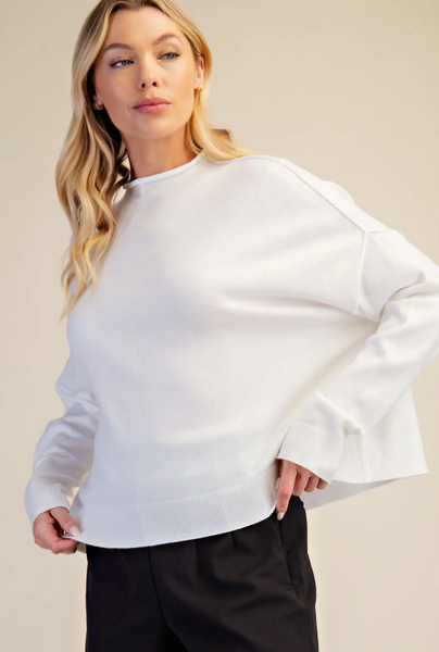 Elevated Mock Neck Sweater