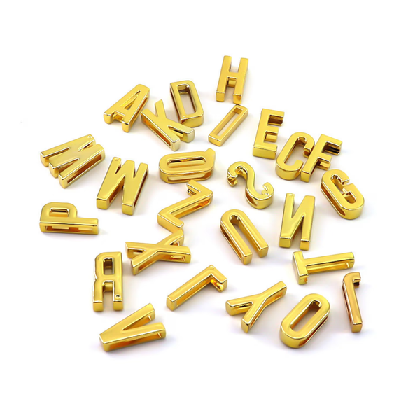 Gold Twilly Letters Large