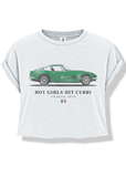 Hot Girls Hit Curbs Cropped Tee