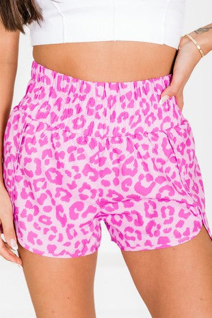 Barbie Leopard Athletic Shorts