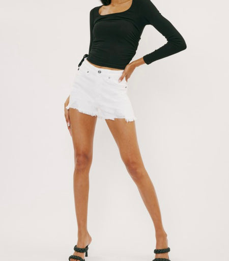 Leather Babe Paperbag Shorts