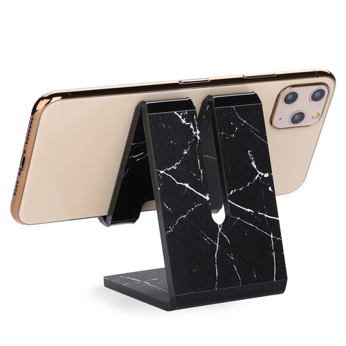 Black Marble Phone Stand