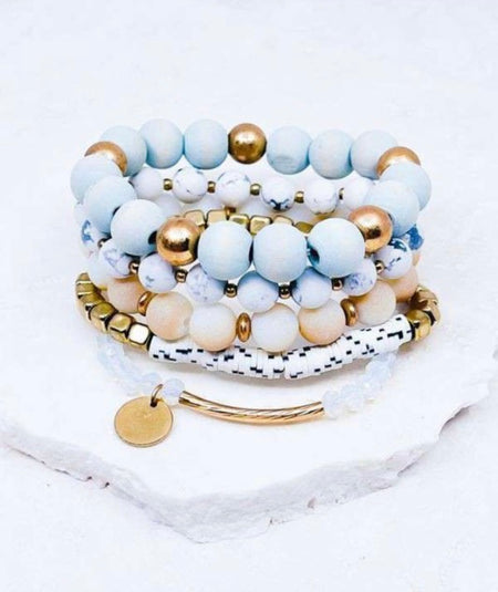 Pave Heart Mom & Mini Necklace Set